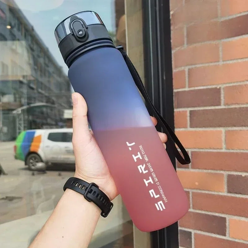 Leak-Proof Colorful Sports Water Bottle