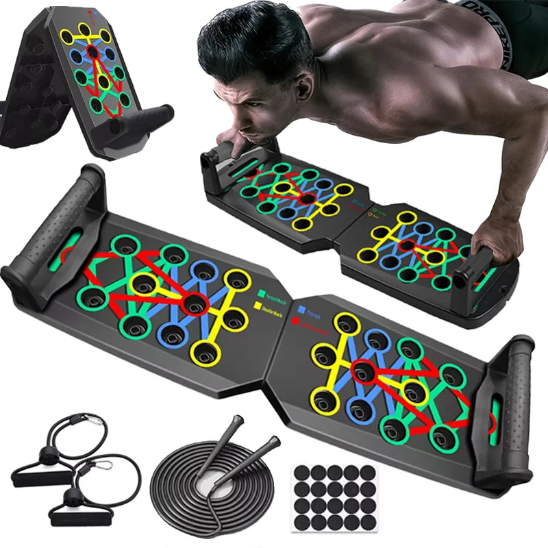 Portable & Foldable Multifunctional Push-up Bar
