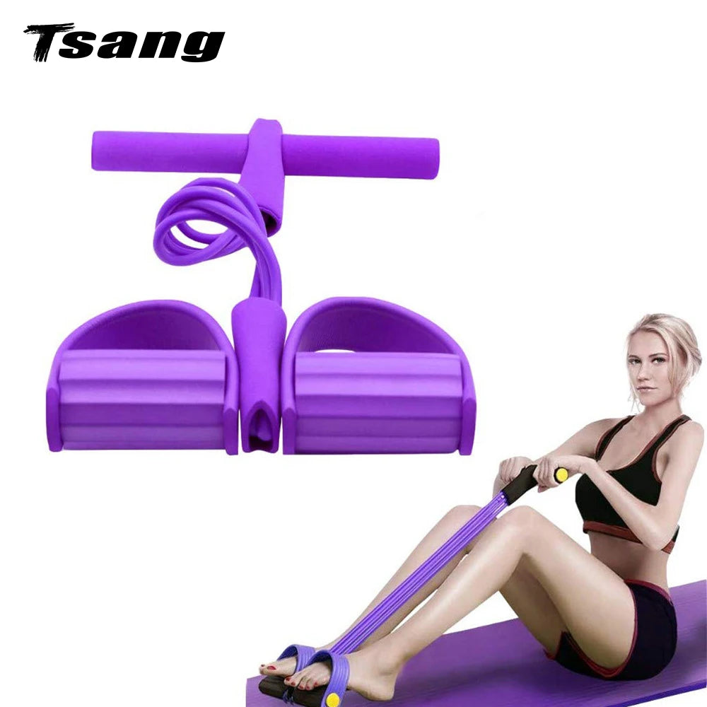 Multi-Function Resistance Bands with Pedals Power Belly Trainer