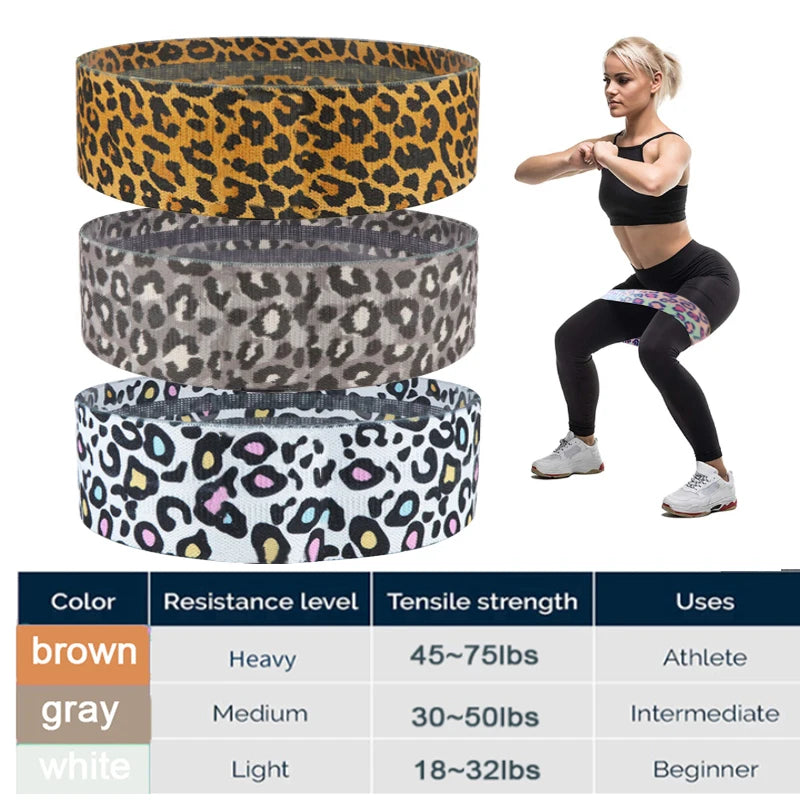 3-Piece Fabric Long Resistance Bands Set