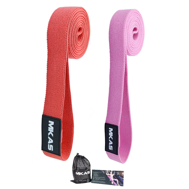 3-Piece Fabric Long Resistance Bands Set