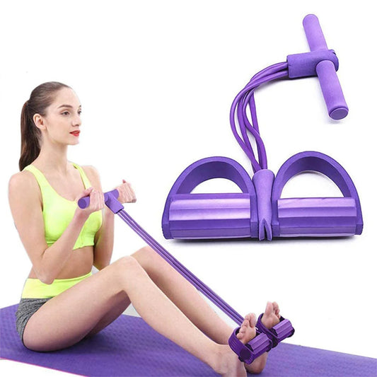 Multi-Function Resistance Bands with Pedals Power Belly Trainer