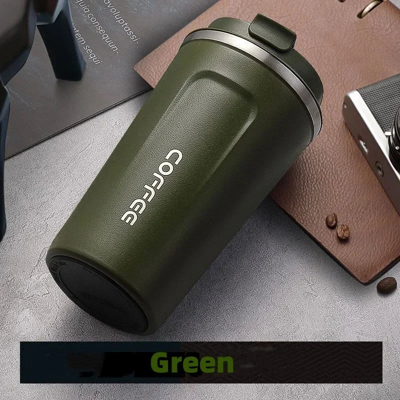 Stainless Steel Thermal Travel Mug Leak-Proof