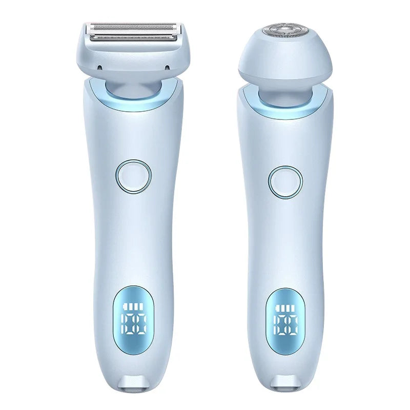 2-in-1 Women's Electric Razor – Cordless, Rechargeable