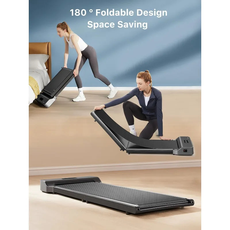 Foldable Walking Pad Treadmill – Adaptive Speed Under-Desk & Home Fitness Solution
