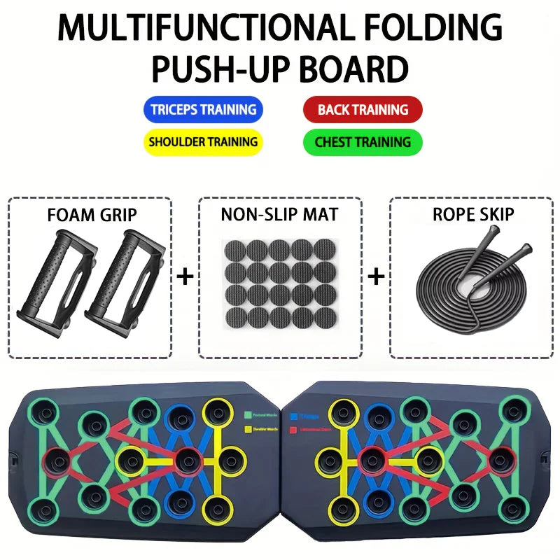 Portable & Foldable Multifunctional Push-up Bar