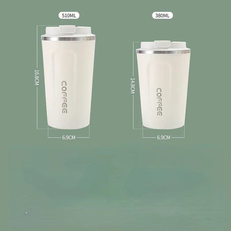 Stainless Steel Thermal Travel Mug Leak-Proof