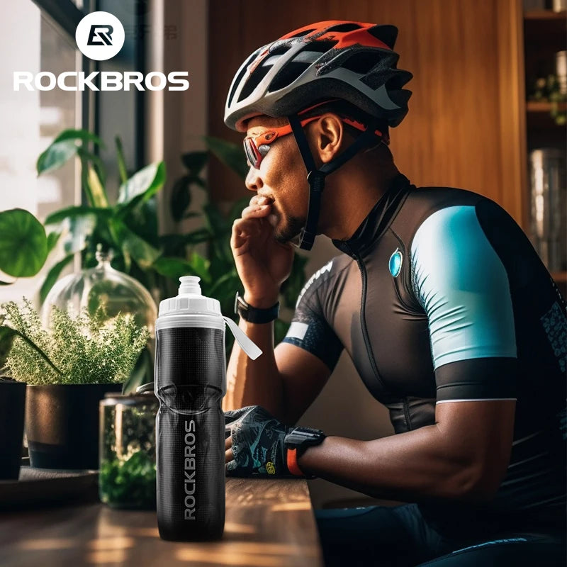 ROCKBROS 670 ml Insulated Cycling Water Bottle