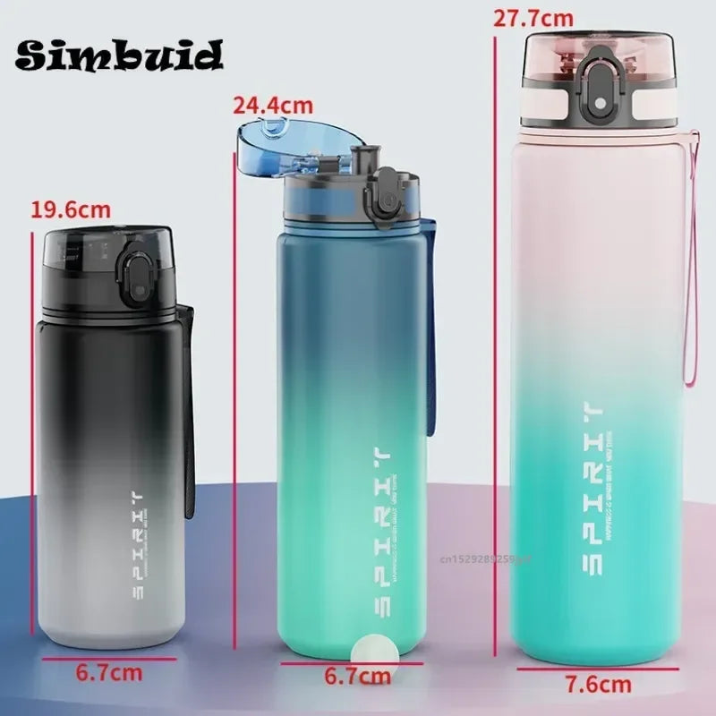 Leak-Proof Colorful Sports Water Bottle