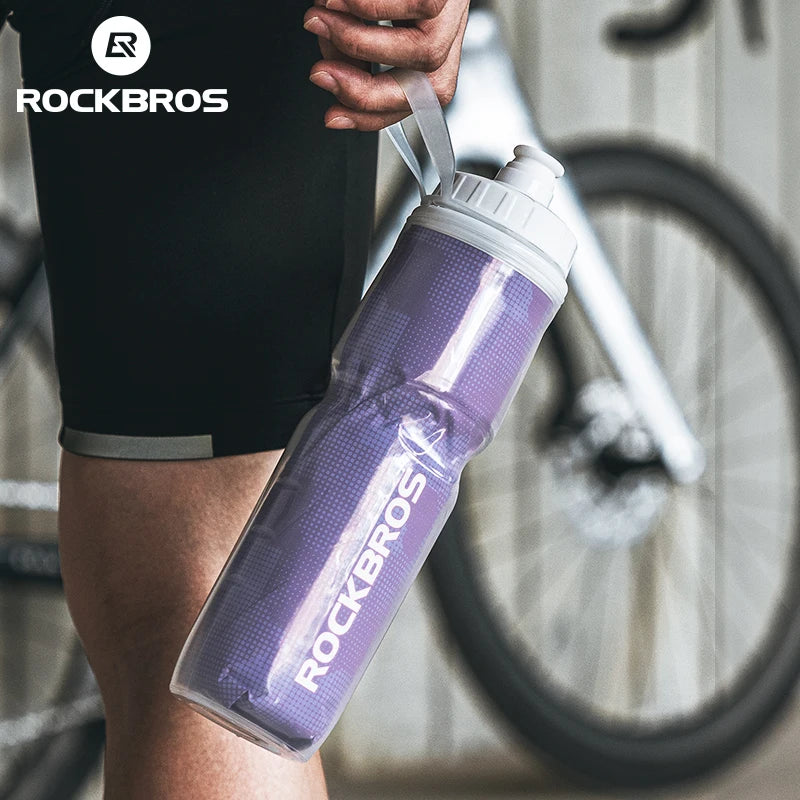 ROCKBROS 670 ml Insulated Cycling Water Bottle