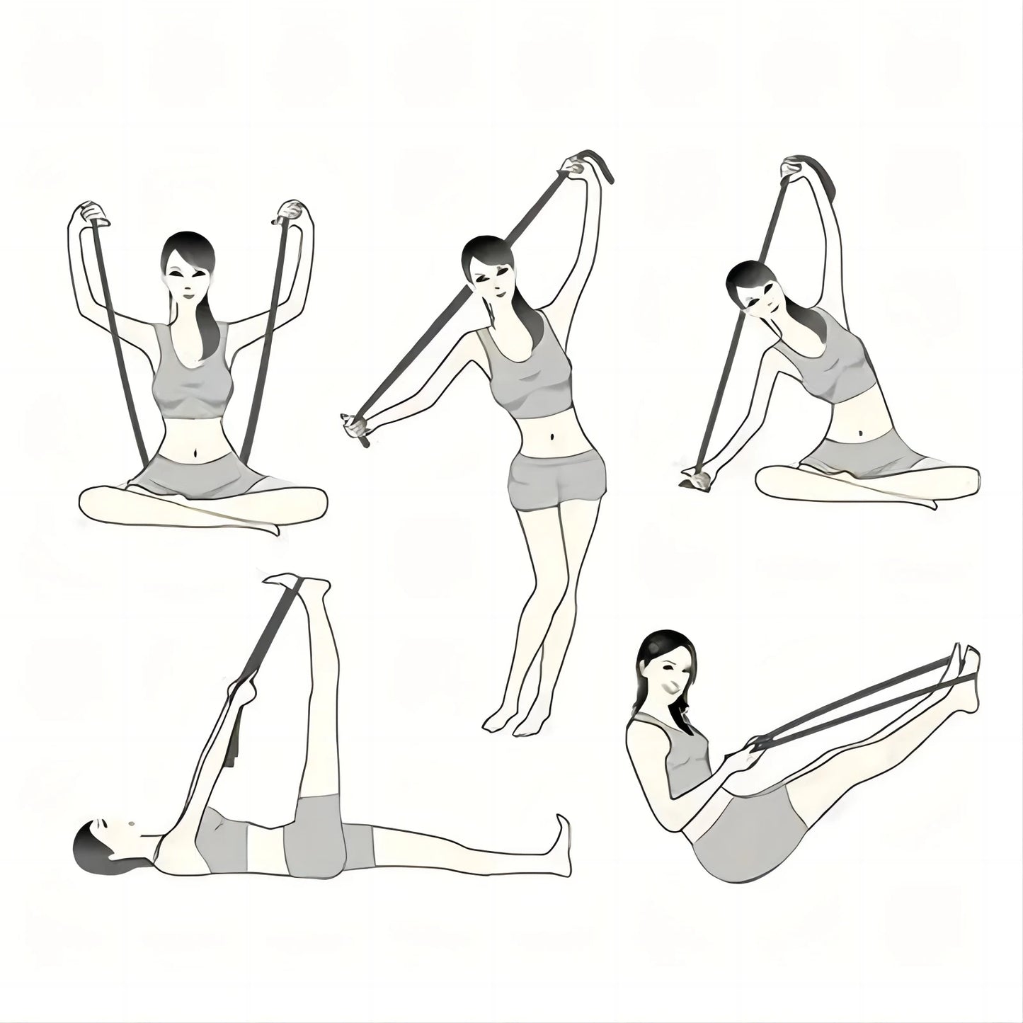 Figure-8 resistance band