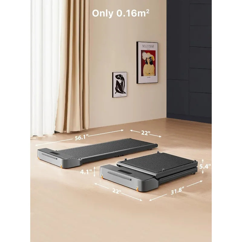 Foldable Walking Pad Treadmill – Adaptive Speed Under-Desk & Home Fitness Solution