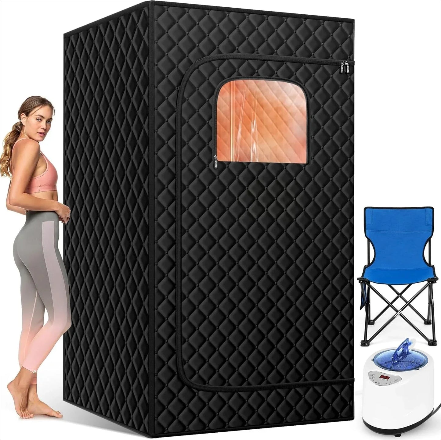 Upgraded Portable Steam Sauna Box