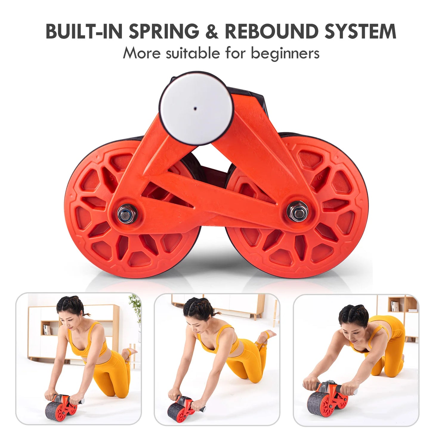 Smart Auto-Rebound Ab Roller
