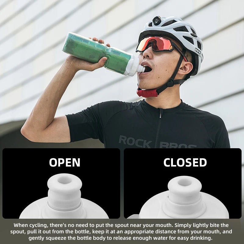 ROCKBROS 670 ml Insulated Cycling Water Bottle