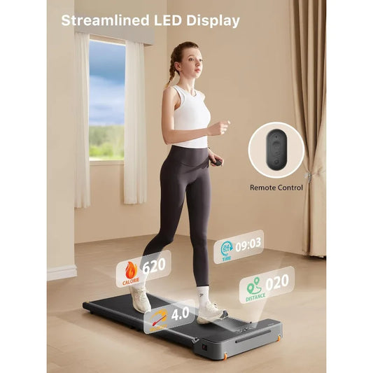 Foldable Walking Pad Treadmill – Adaptive Speed Under-Desk & Home Fitness Solution