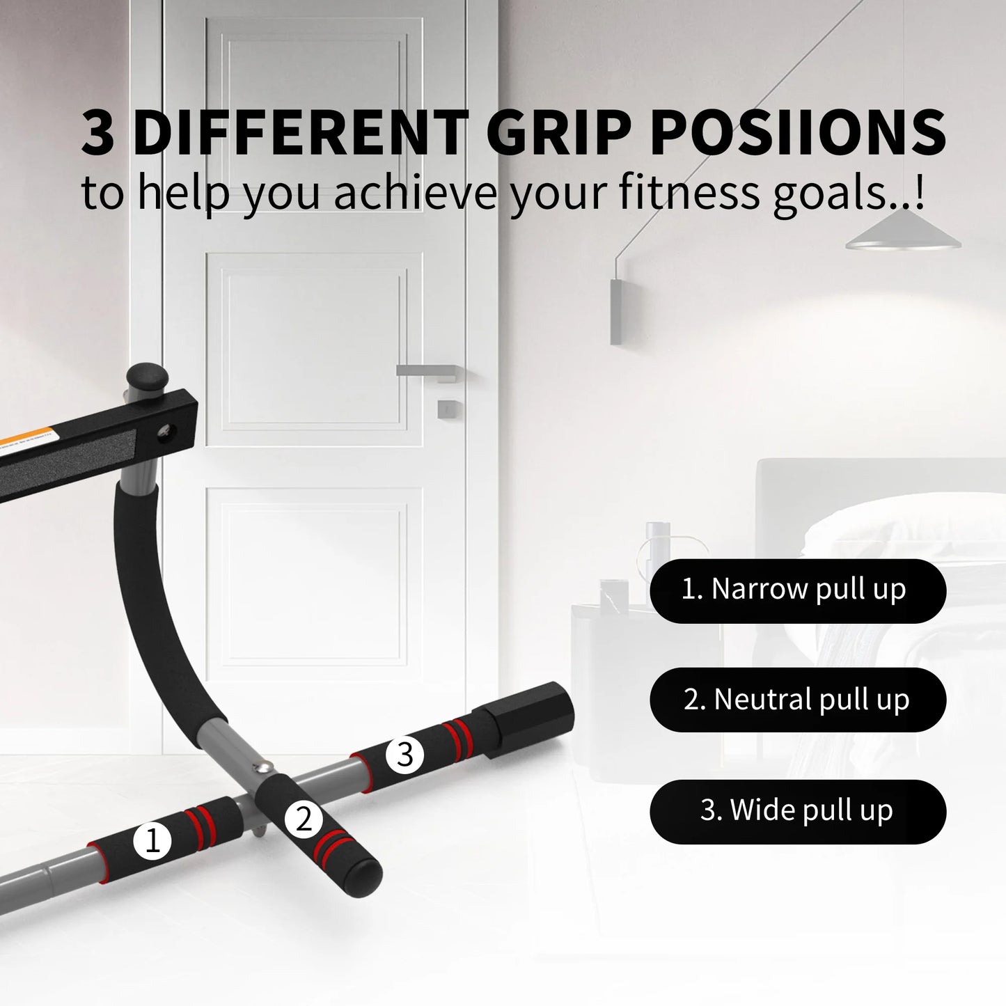 Multi-function pull-up bar - Portable Upper Body Fitness Equipment