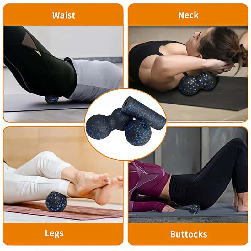High-Density EPP Foam Roller & Massage Ball Set