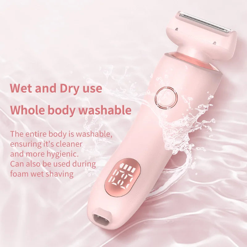 2-in-1 Women's Electric Razor – Cordless, Rechargeable