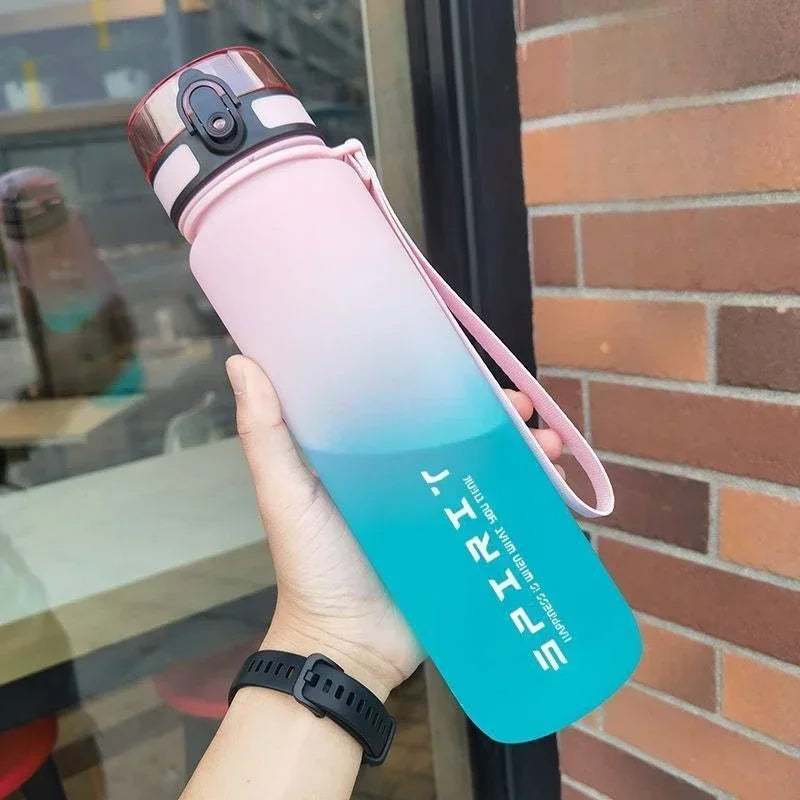 Leak-Proof Colorful Sports Water Bottle