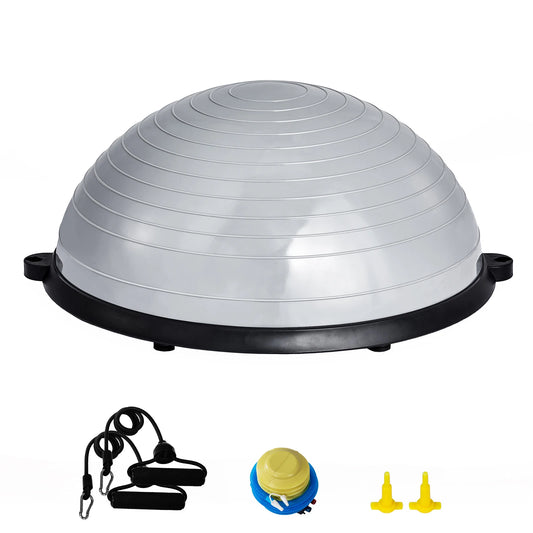 Half Exercise Balance Trainer – Stability Ball with Resistance Bands